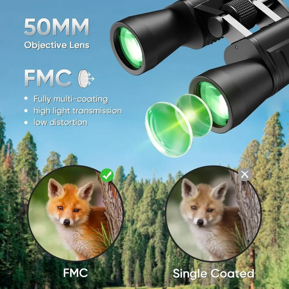 Hög Precision APEXEL 10-30X50 HD Kikare