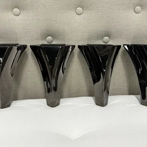 Hög Precision Home Sängben Valv Onyx Metall