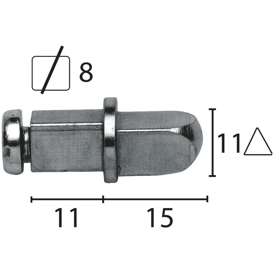 Hög Precision Trekantstapp 56 PP