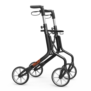 Hög Precision Trust Care Let’s Move Rollator Svart