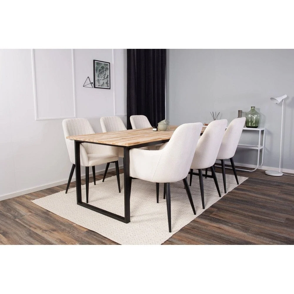 Hög Precision Venture Home Matbord Cirebon Svart