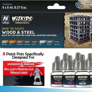 Hög Precision Wizkids High-end Färgset för Trä & Stål