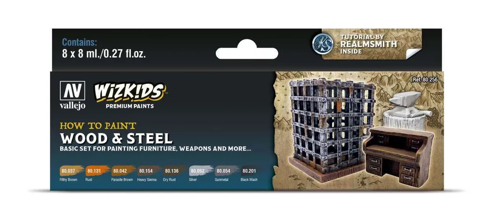 Hög Precision Wizkids High-end Färgset för Trä & Stål