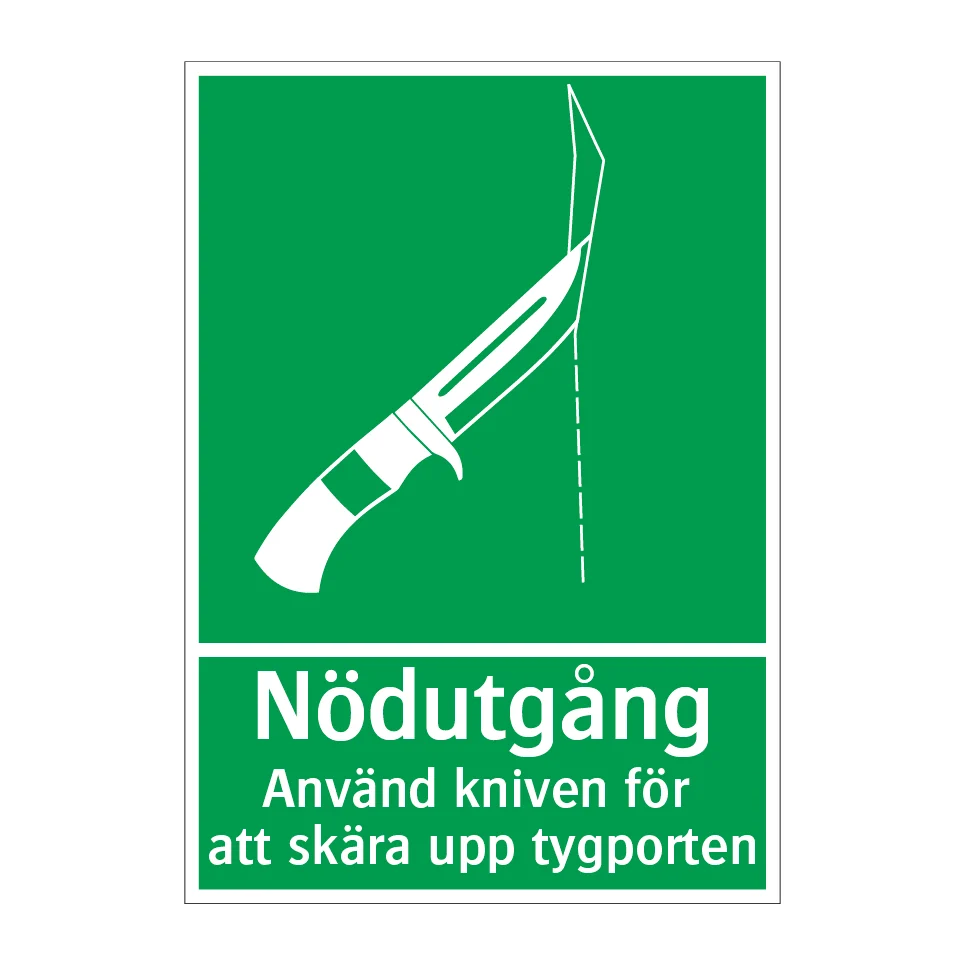 Premium Quality Använd kniv nödutgång 148x210mm