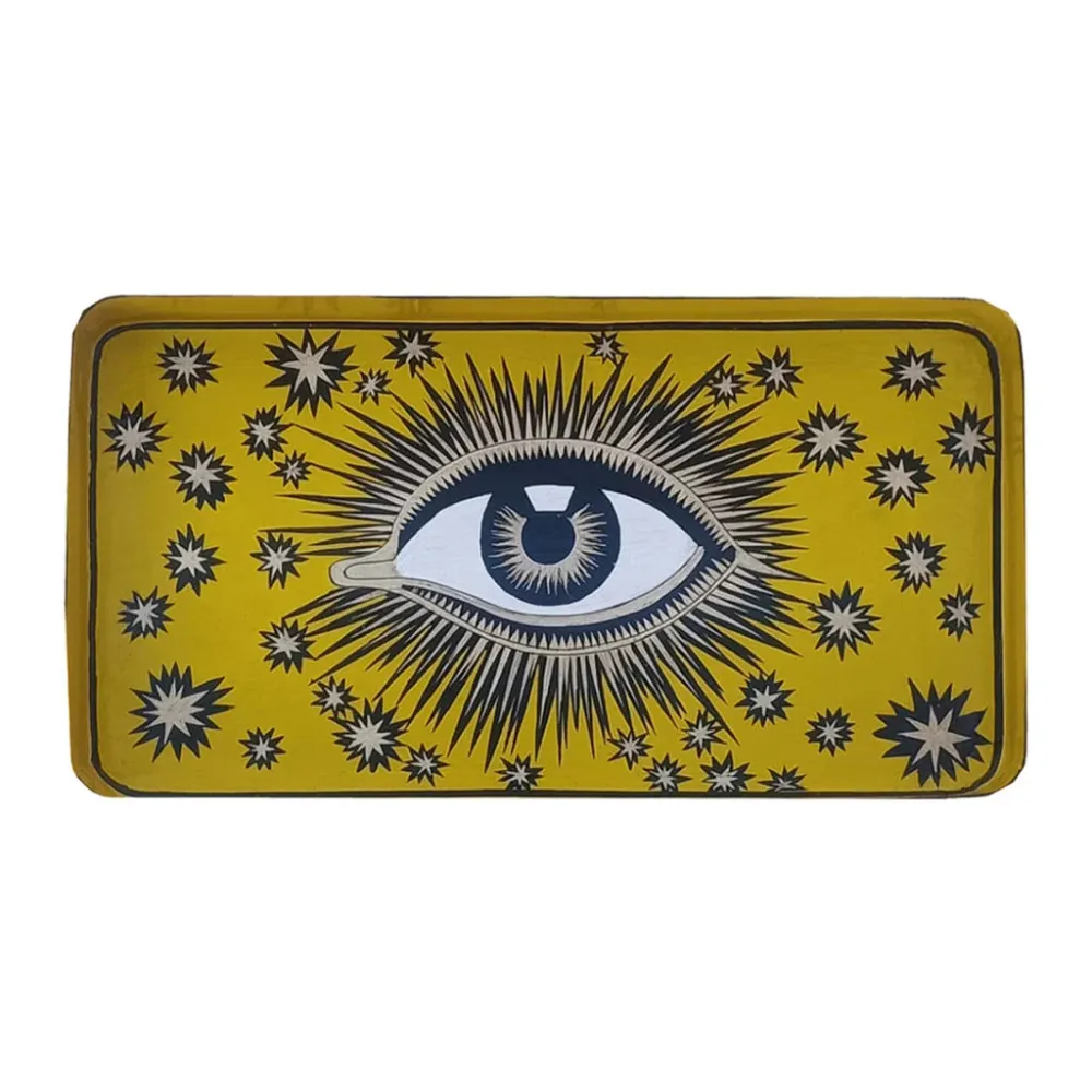 Premium Quality Eye Iron Tray Yellow