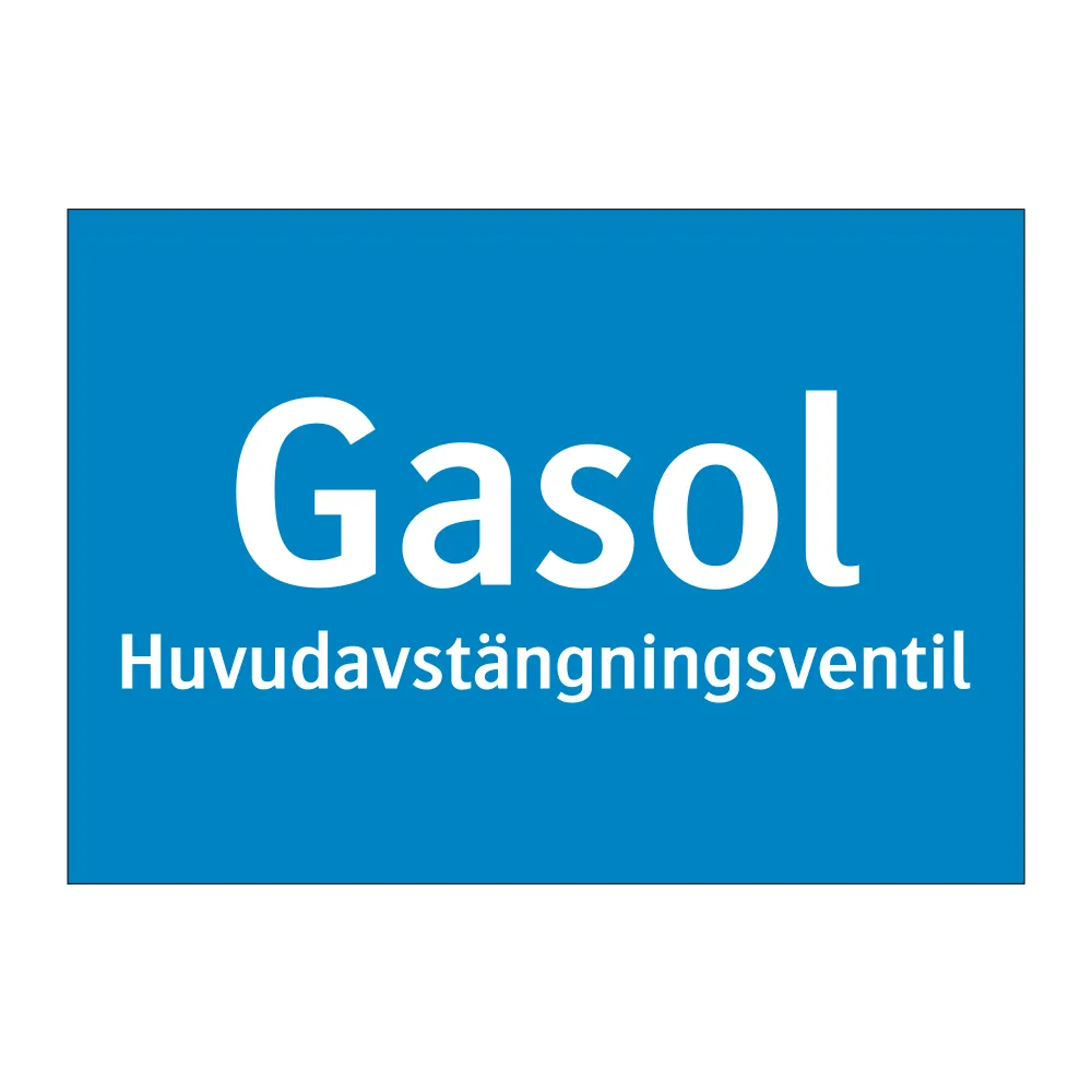 Premium Quality Gasol huvudavstängningsventil 210x148mm