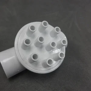 PVC Fördelare luft 1"/1" hona/hona samt 10x3/8" hane CS