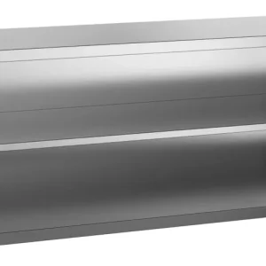 Rostfritt öppet väggskåp 1400 mm