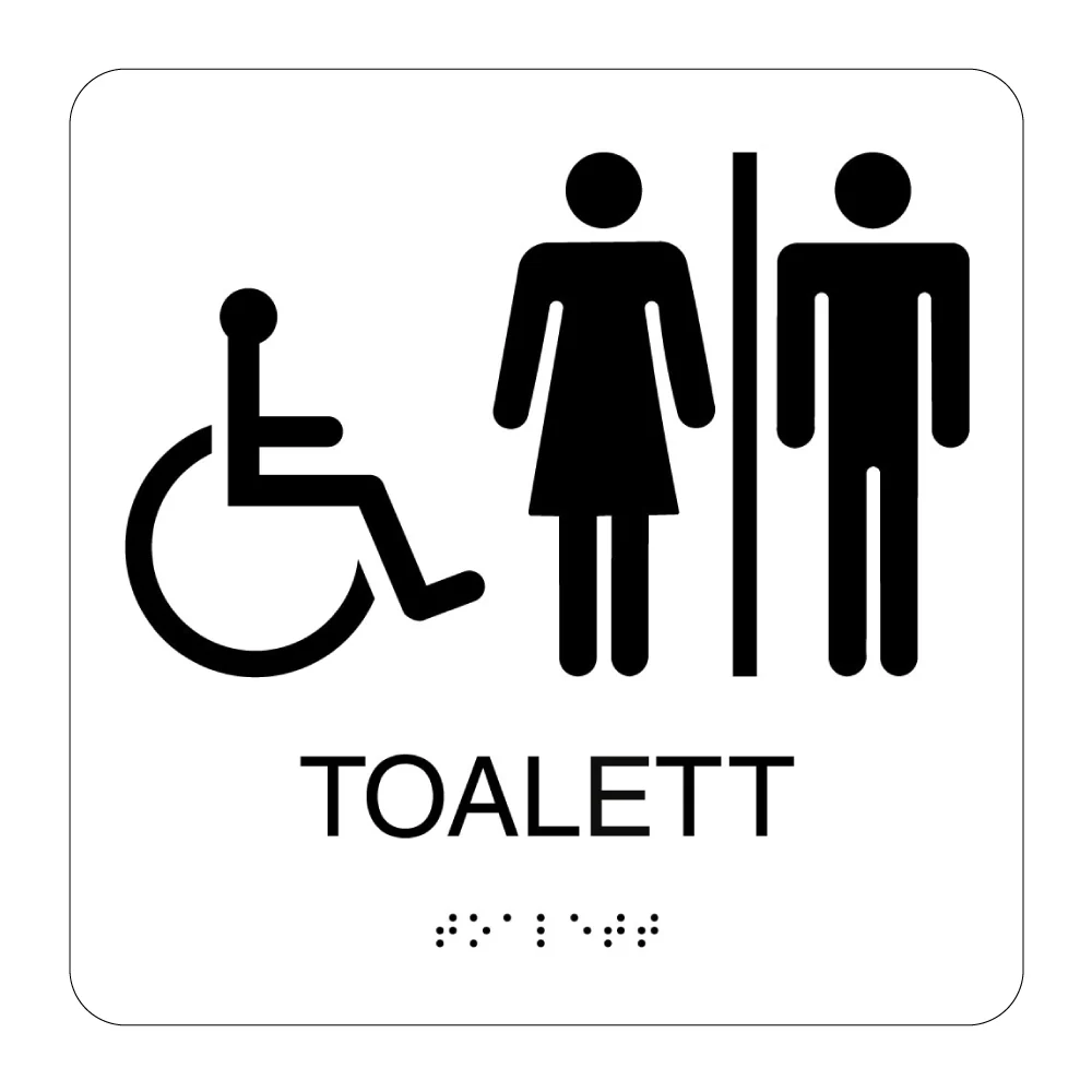 RWC toalett Quick-Release Svart