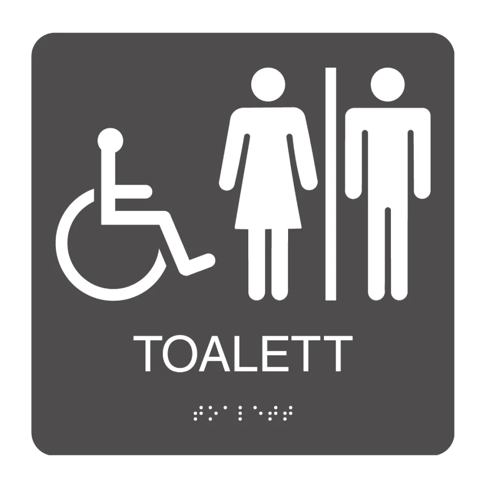RWC toalett Quick-Release Svart