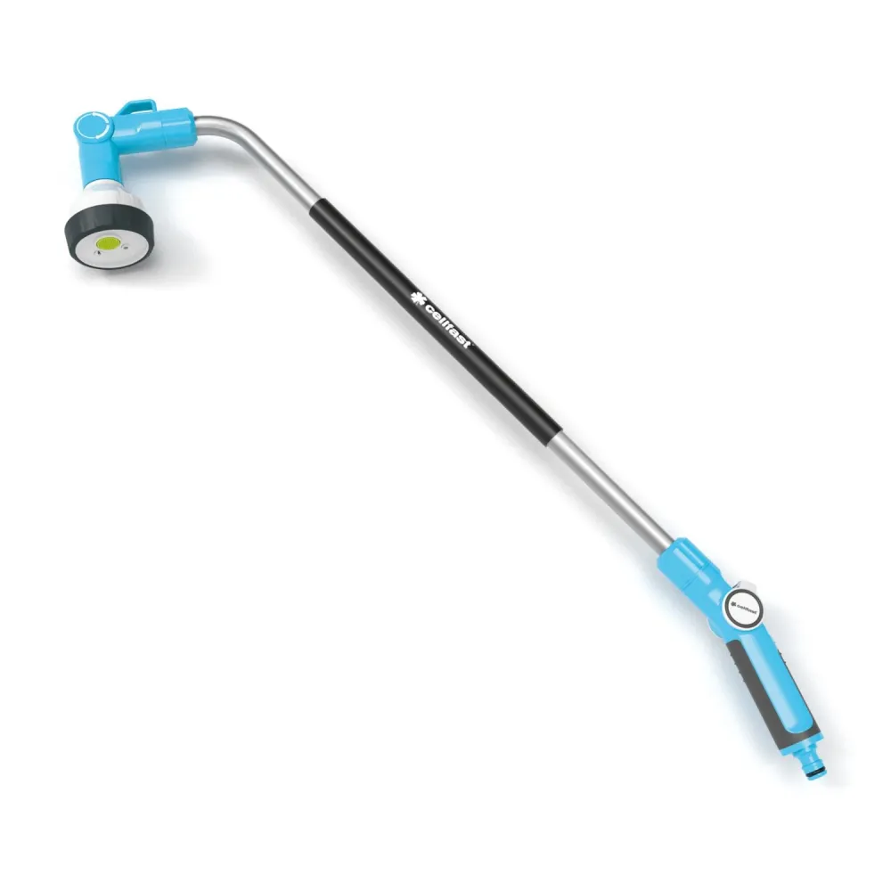 Safety Rated Cellfast Ergo Adjustable 4-Function Water Lance delivers versatile and ergonomic watering four functions.