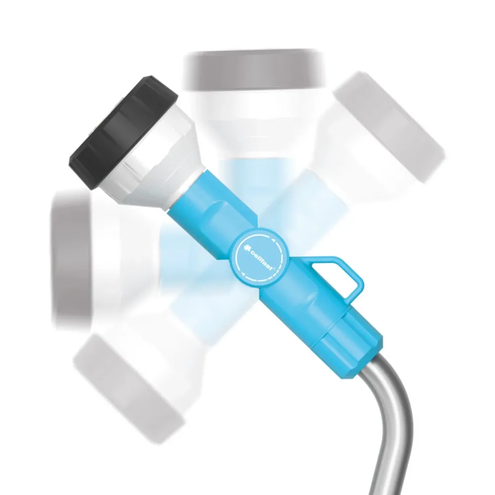 Safety Rated Cellfast Ergo Adjustable 4-Function Water Lance delivers versatile and ergonomic watering four functions.