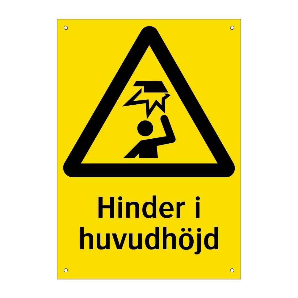 Safety Rated Hinder huvudhöjd 148x210mm