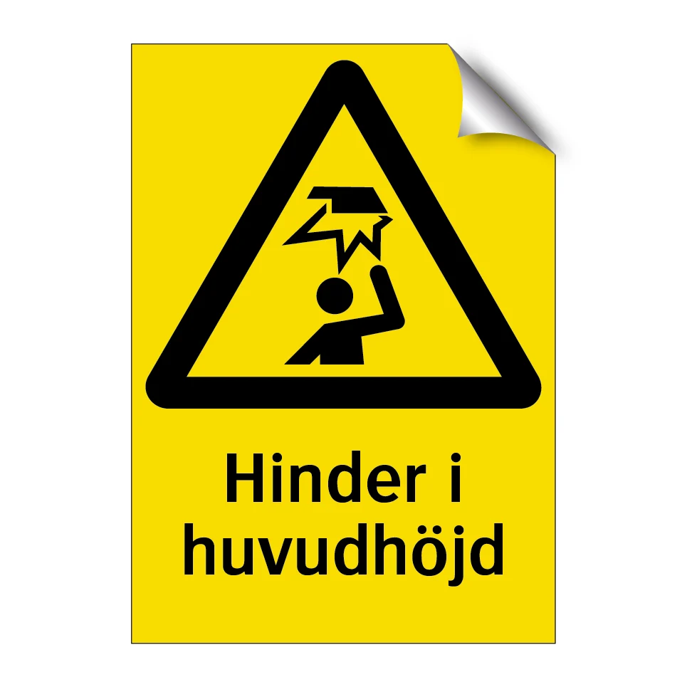 Safety Rated Hinder huvudhöjd 148x210mm