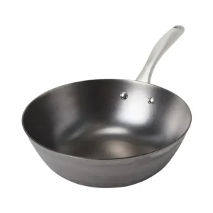 Satake Pure Pan Wok 28cm Brushed Nickel
