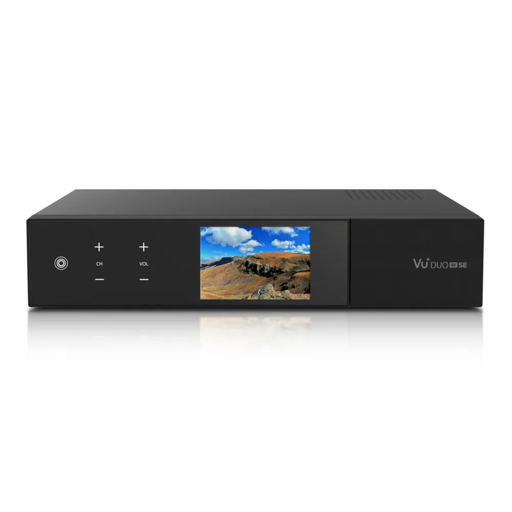 Säkerhetsgodkänd VU+ DUO 4K SE Tuner (1x Dual FBC S2X + 1x Dual T2 MTSIF)