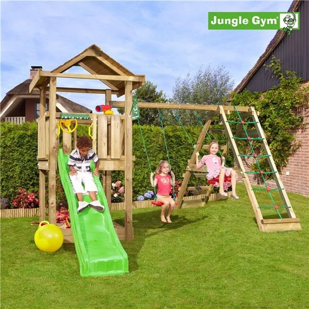 Säkerhetsgodkänd Jungle Gym Lektorn House Climb X´tra