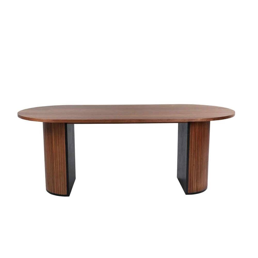 Säkerhetsgodkänd Venture Home Matbord Bianca Oval Svart
