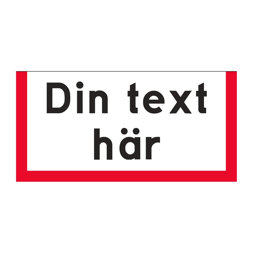 Tilläggstavla sjövägmärken
