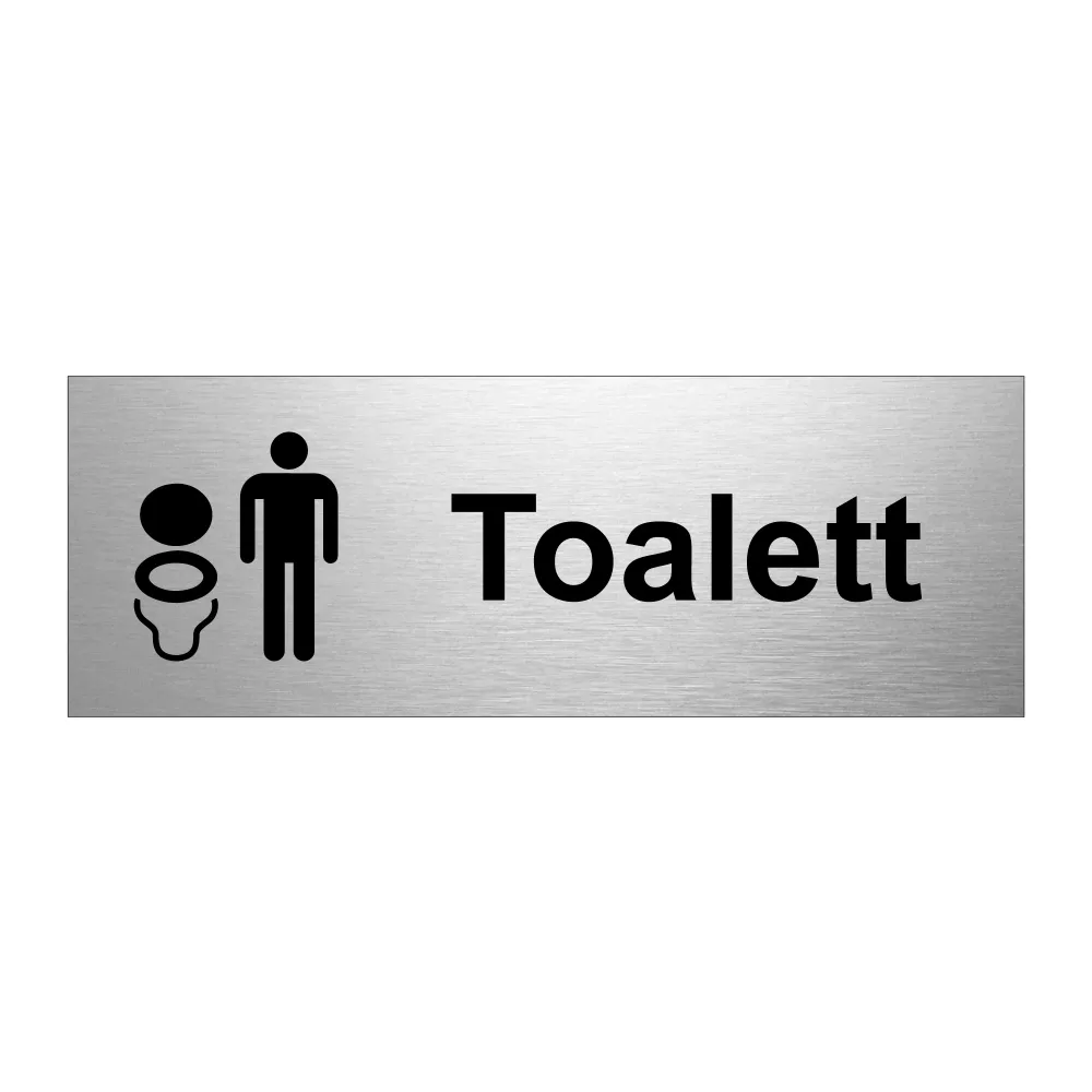Toalett herrar II 225x80mm