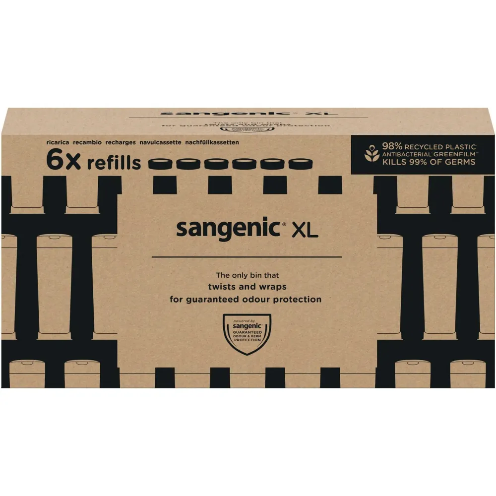 Tommee Tippee Twist & Click Sangenic Xl Refill set six