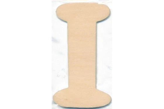 Träbokstav I 10Cm X 4Mm - 20V