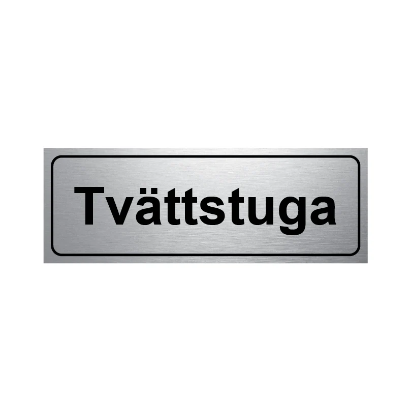 Tvättstuga 225x80mm