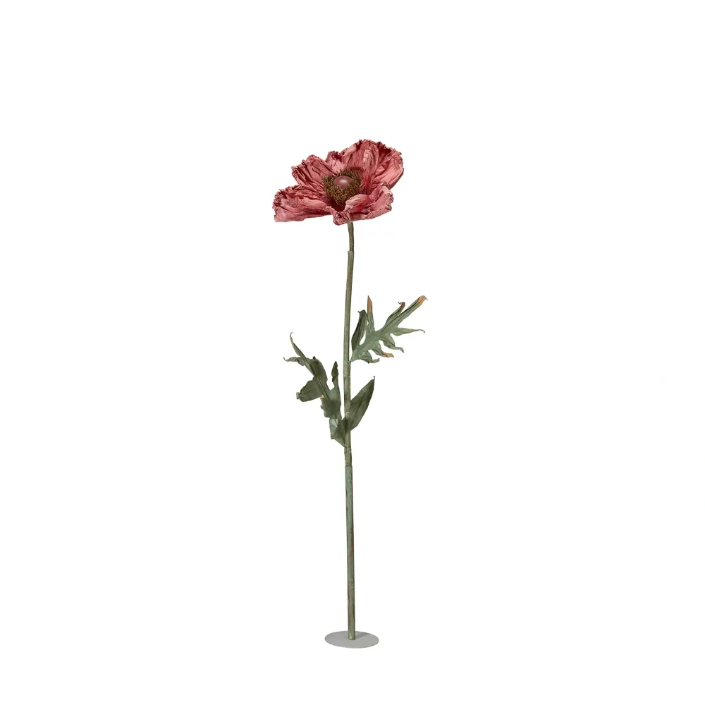 Vallmo fuchsia golvdekoration 140cm