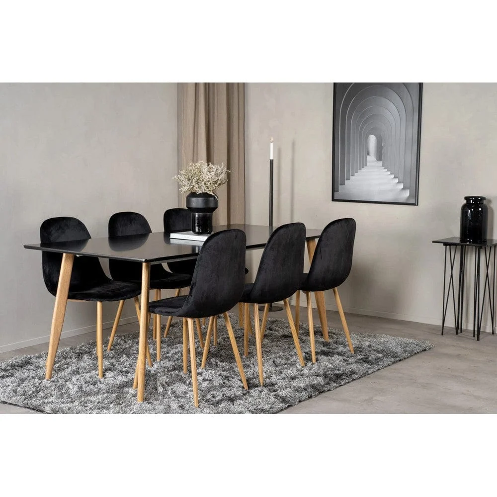 Venture Home Matbord Polar 180 Svart