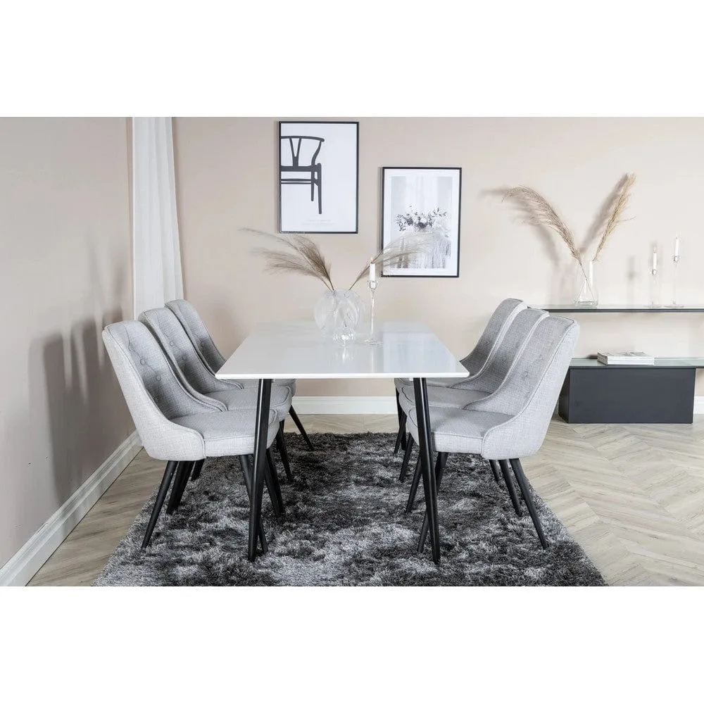 Venture Home Matbord Polar 180 Svart