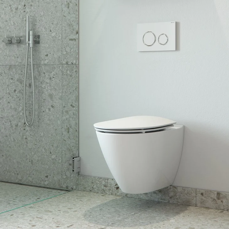 Vägghängd WC IFÖ Spira Art 6245 Rimfree