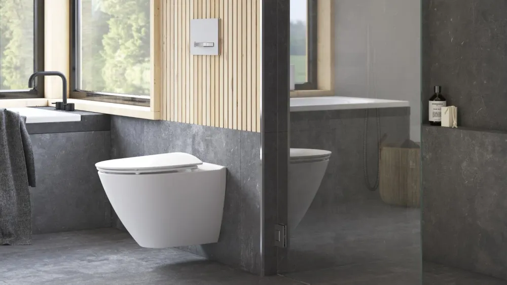 Vägghängd WC IFÖ Spira Art 6245 Rimfree