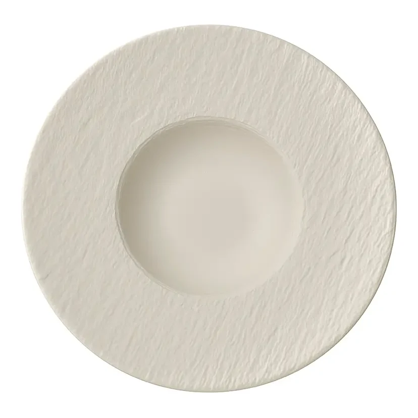 Villeroy & Boch Manufacture Rock Pastatallrik 28 cm Snö