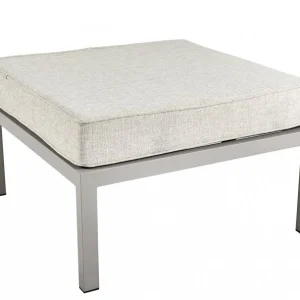 Weldon Fotpall Khaki Brushed Nickel