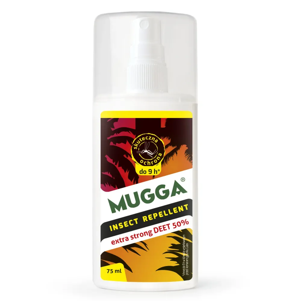 Zestaw Mugga Heavy-duty Spray + Roll On 50% Deet Mugga