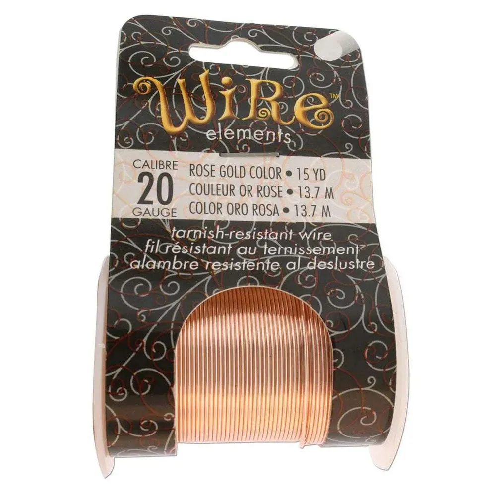 Wire Element - Rosé Guld 20 Ga Non Tarnish 1 rulle