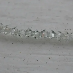 Tjeckiska MC Bicone - Crystal Viridian 3 mm, 1 sträng