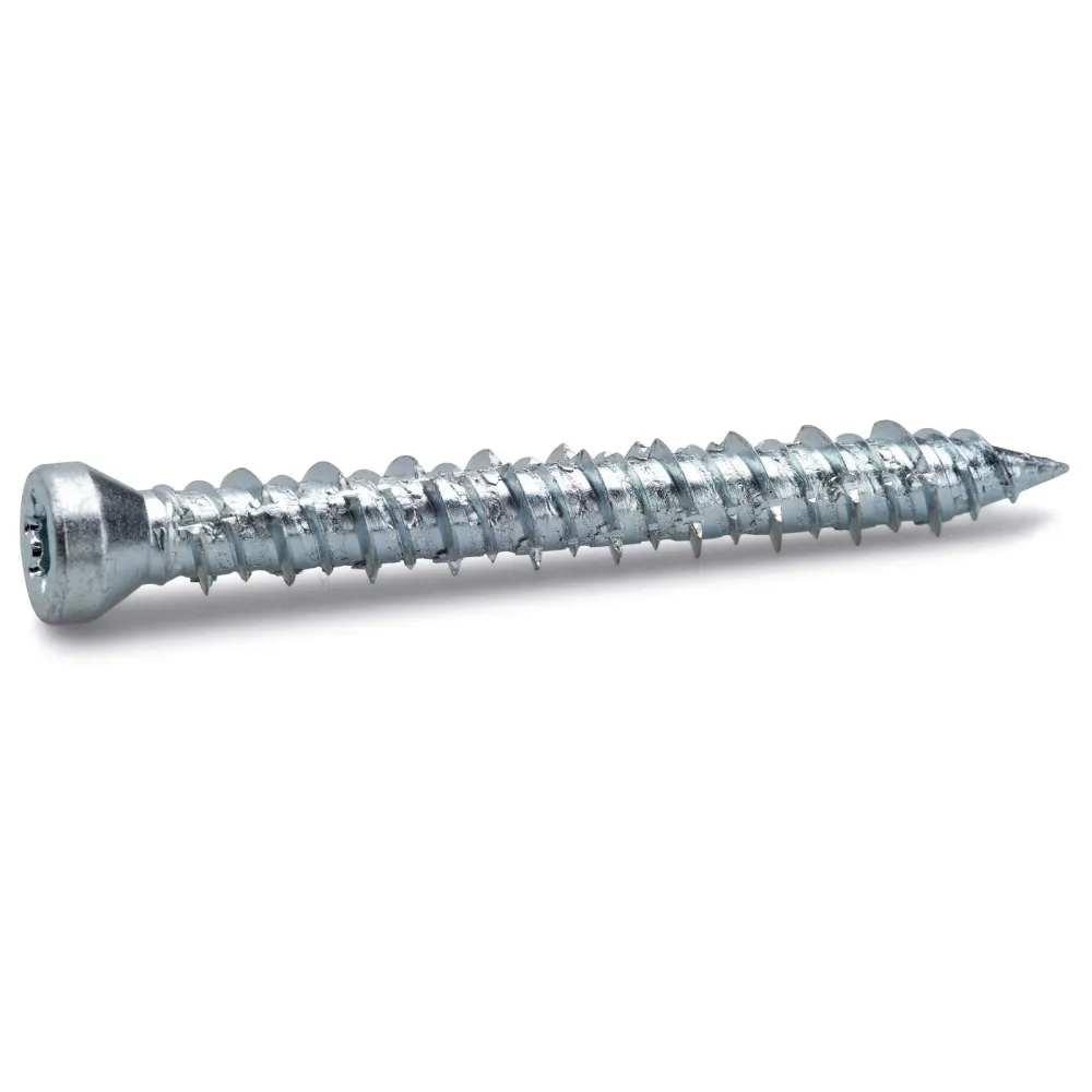 Betongskruv för karmhylsa elförzinkad 7,5x72 mm 50-pack RAPID
